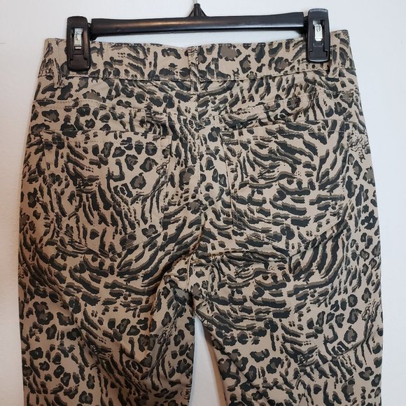 NWT! Democracy Leopard Print Jeans Ab Technology - Picture 5 of 8